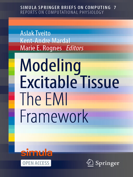 Title details for Modeling Excitable Tissue by Aslak Tveito - Available